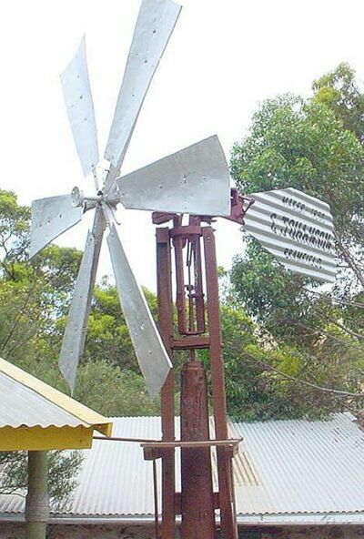 The Johansen Windmill. Koppio museum, South Australia